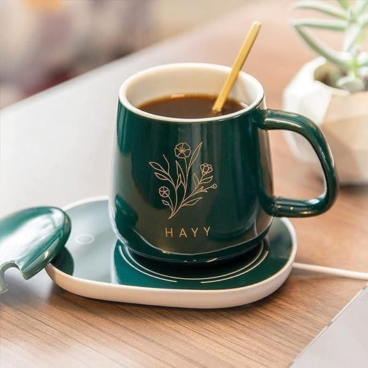 Goods Galaxy Cup Warmer Tea Coffee Mug Heater Pad, For Home And Office