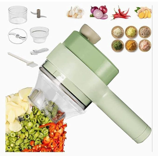Goods Galaxy 4-in-1 Electric Vegetable Cutter Set