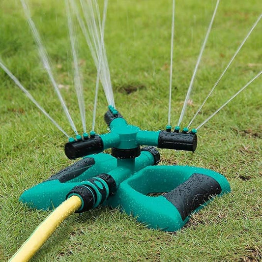 Goods Galaxy 3-Arm Sprinkler: Ultimate Water Saving Device for Garden, Lawn, and Yard